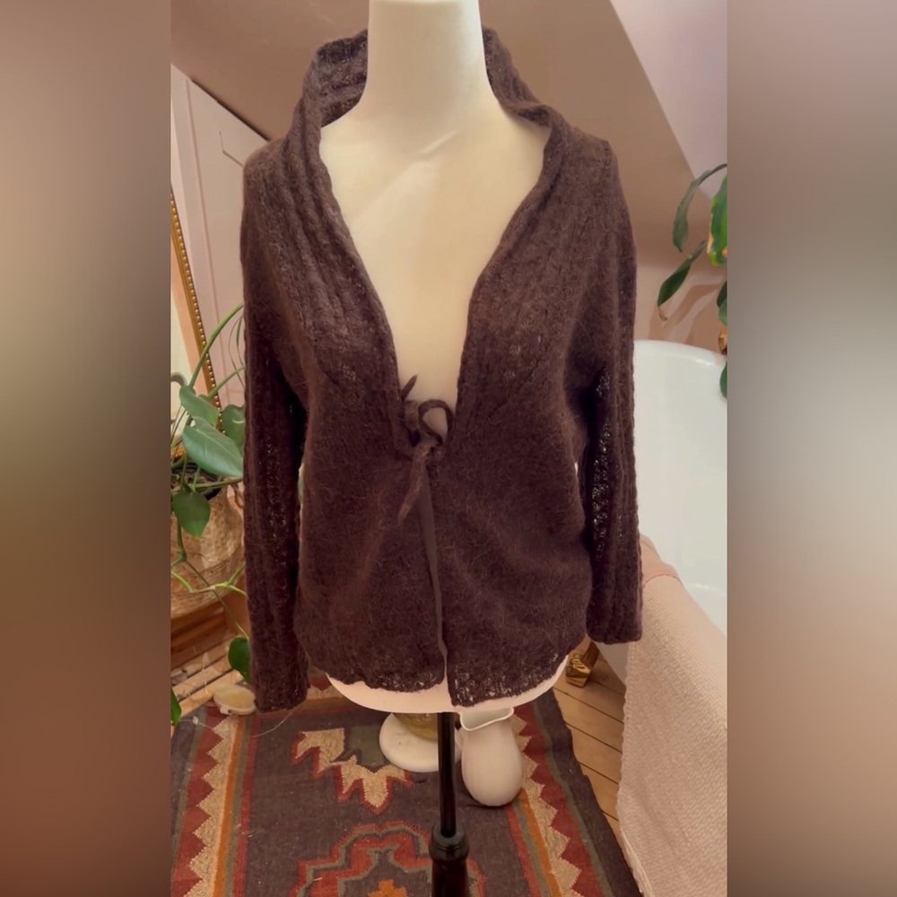 Alpaca Women's wrap lightweight Cardigan